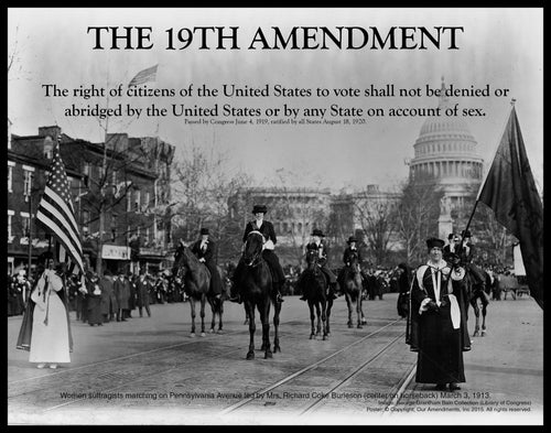 19th Amendment Anniversary Special <br> (14x11 Framed)