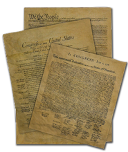Declaration of Independence, Bill of Rights, United States Constitution