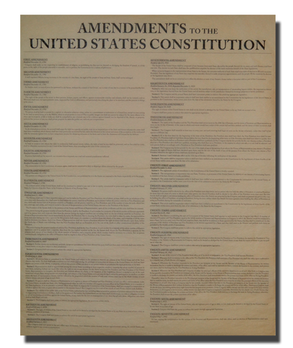 Amendments to the Constitution of the United States
