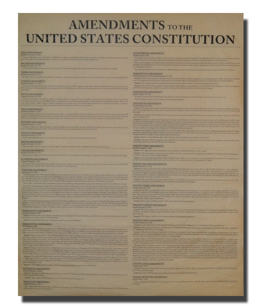 Amendments to the Constitution of the United States