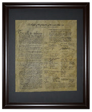 The Articles Of Confederation, 1781, Framed