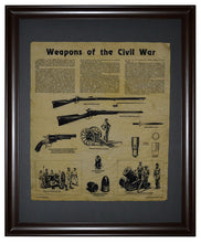 Weapons of the Civil War, Framed