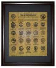 Seals Of The American Colonies 1606-1794, Framed
