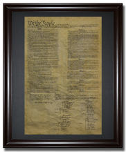 United States Constitution, 1787 Framed