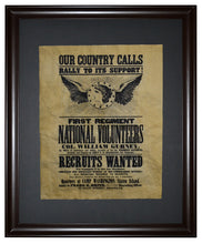 First Regiment Recruitment Poster, Frames