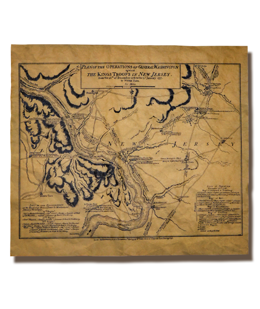 Plan of the operations of General Washington at Trenton