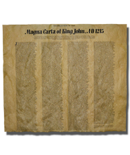 Magna Carta of King John, 1215