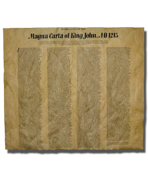 Magna Carta of King John, 1215