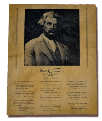 Thoughts from Mark Twain