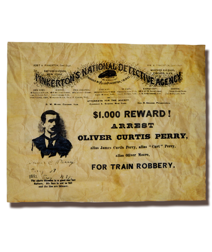 Oliver Curtis Perry Wanted Poster