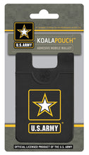 Officially Licensed United States Army Koala Pouch, adhesive mobile wallet.