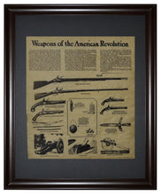 Weapons of the American Revolution, Framed