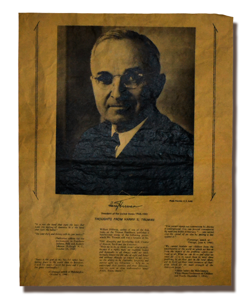Thoughts from Harry S. Truman