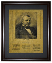 Thoughts from Ulysses S. Grant, Framed