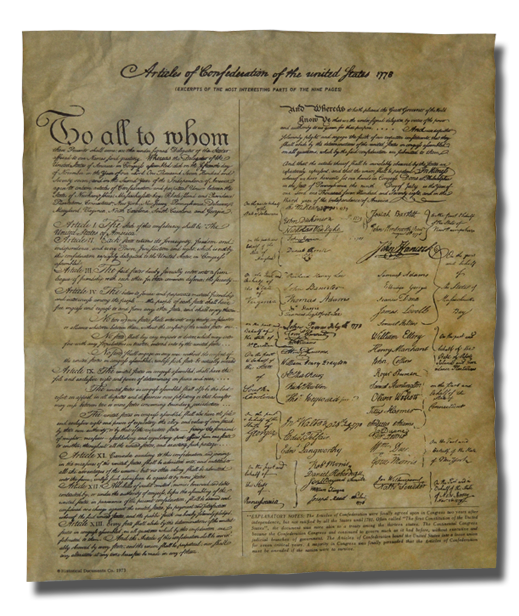 The Articles Of Confederation, 1781