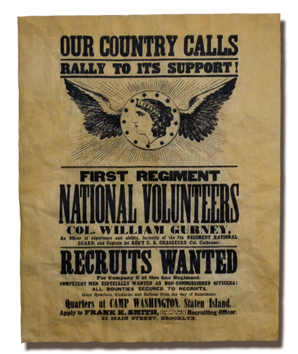 First Regiment Recruitment Poster