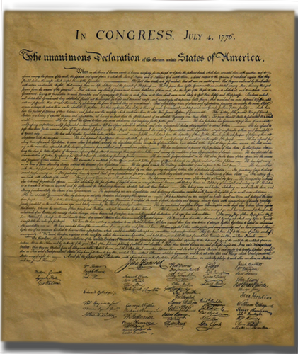 Declaration of Independence  1776, Poster Size