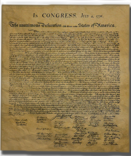 Declaration of Independence  1776