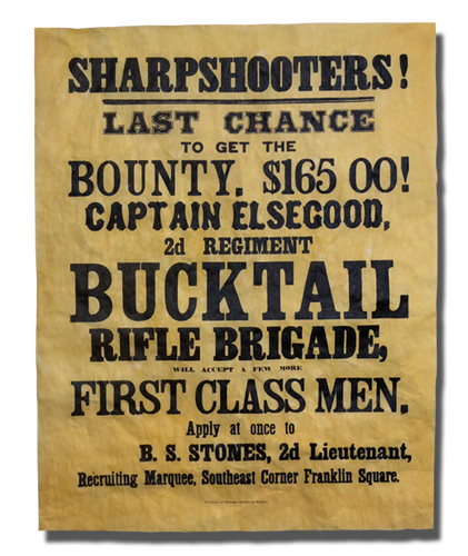 Bucktail Rifle Brigade Recruitment Poster