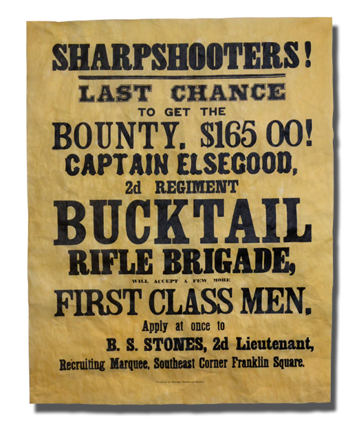 Bucktail Rifle Brigade Recruitment Poster