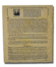 A Woman's Declaration of Independence - 1848